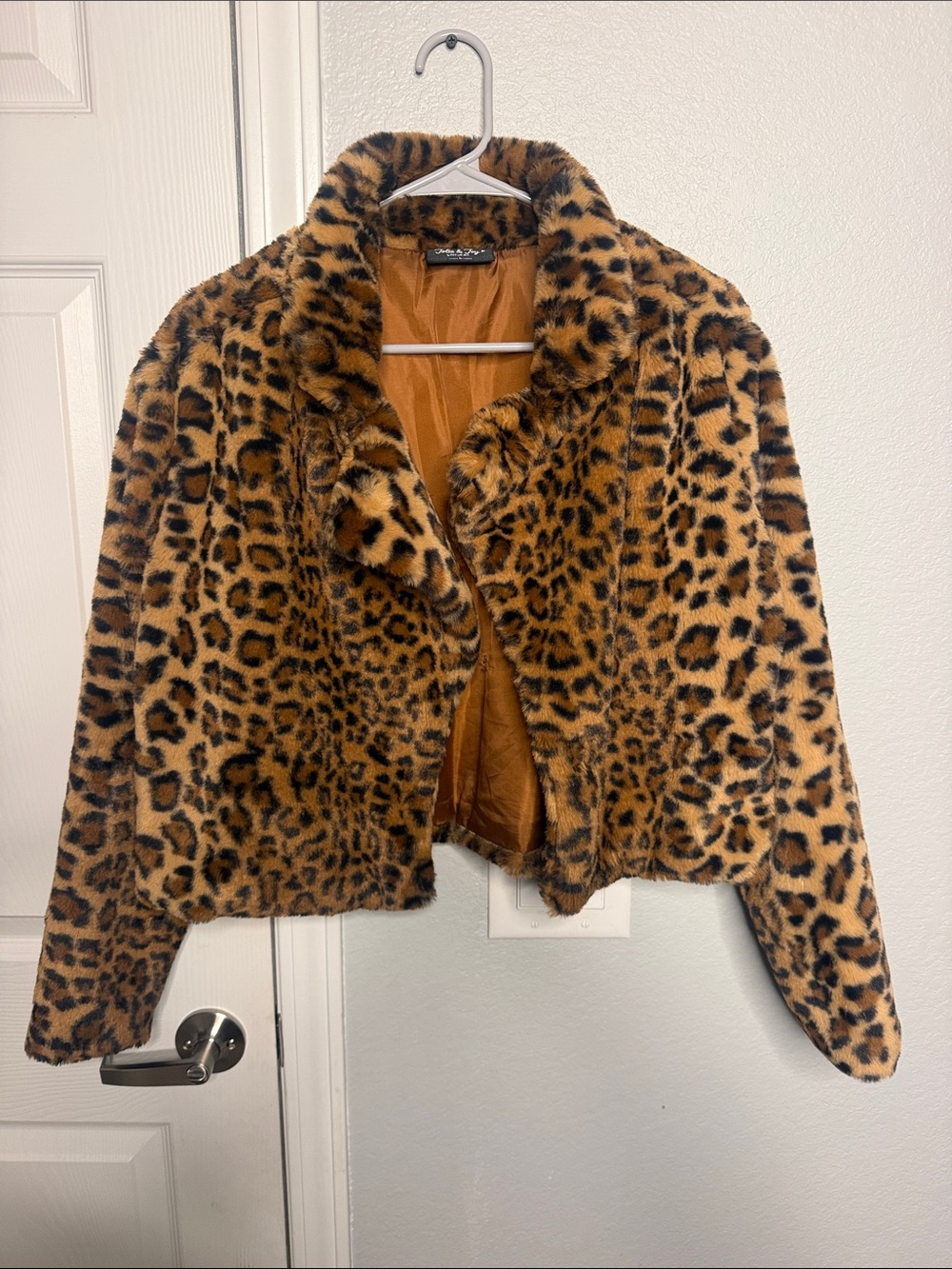Leopard Faux-Fur Jacket - Women's Animal Print Coat